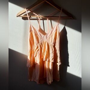 American Eagle Outfitters Peach Tank Top